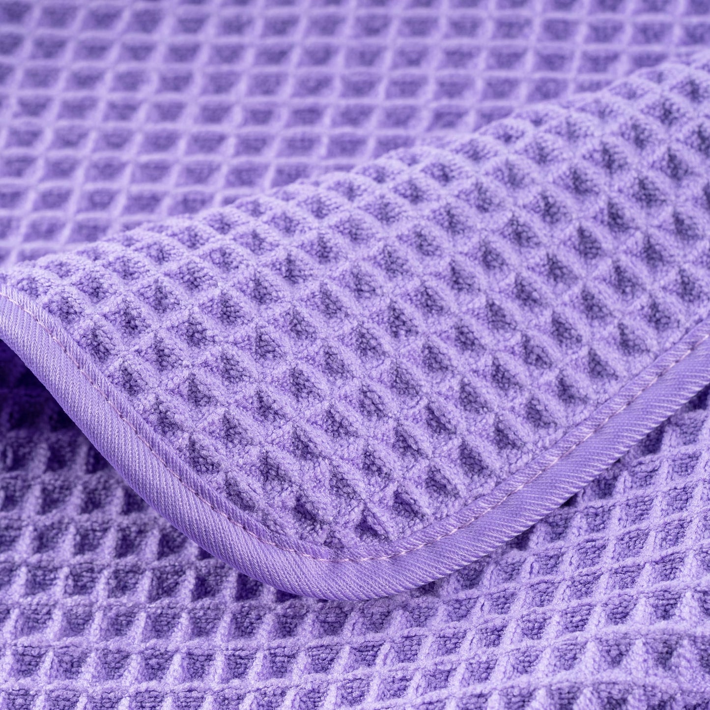 Microfiber Oversize Quick Dry Lint Free Bath Towel, 60 x 30 in, 4 Pack (Waffle Weave)