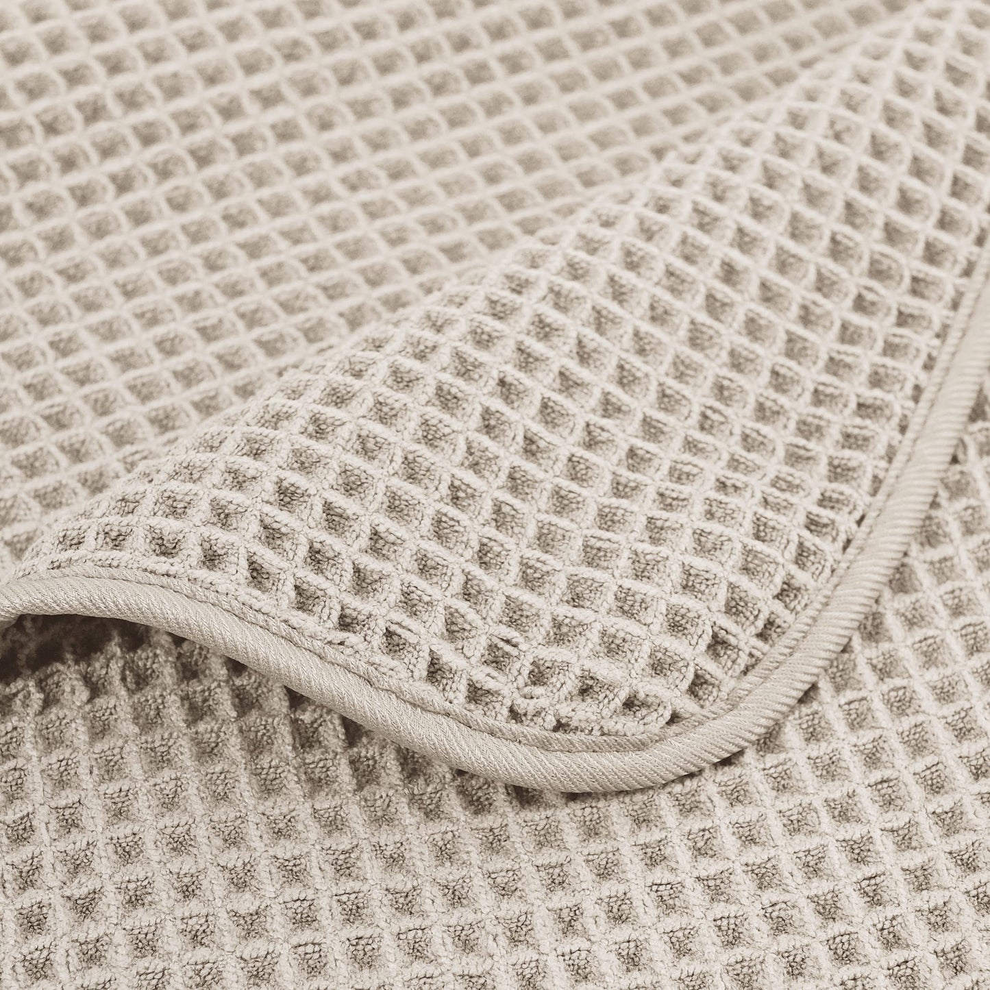 Microfiber Oversize Quick Dry Lint Free Bath Towel, 60 x 30 in, 4 Pack (Waffle Weave)
