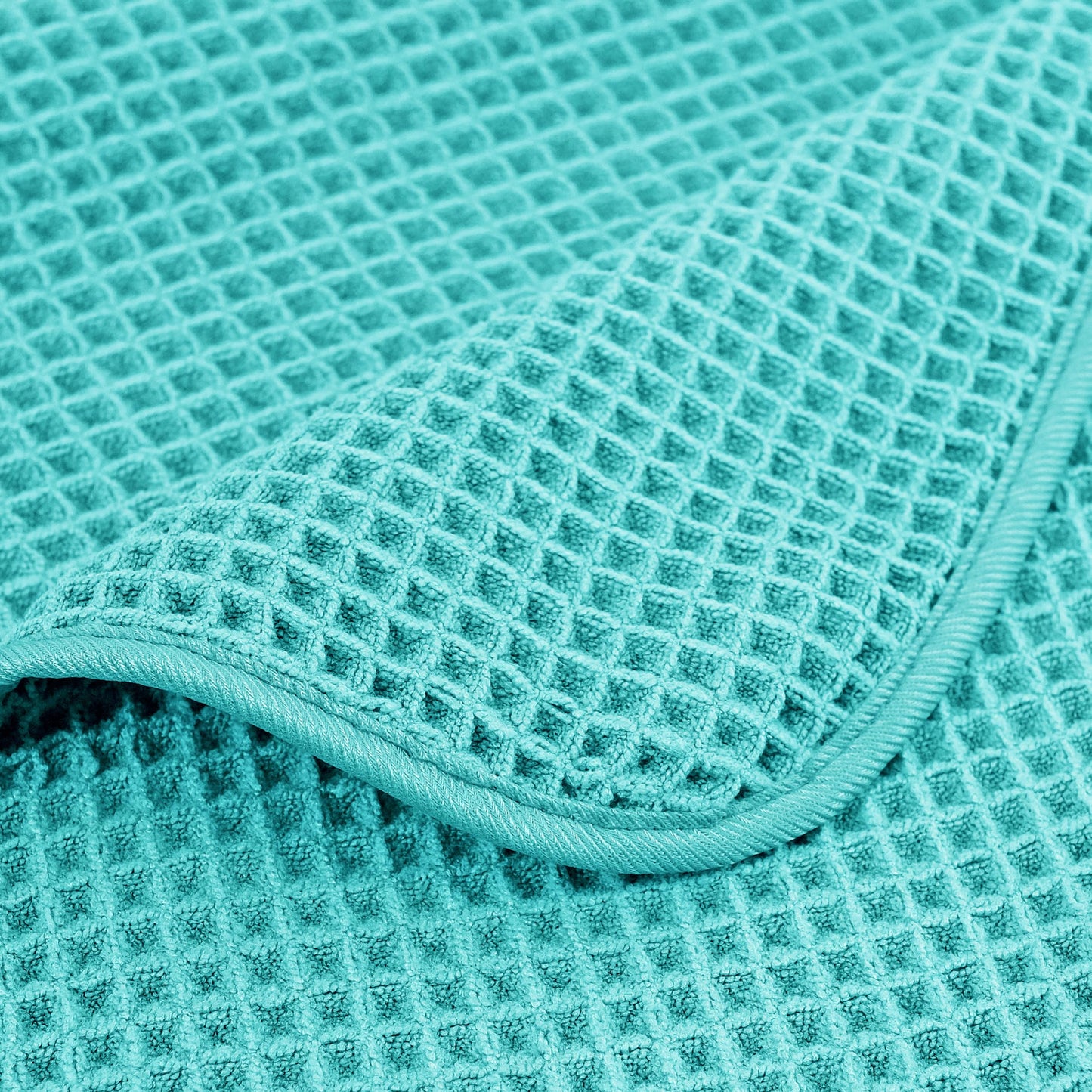 Microfiber Oversize Quick Dry Lint Free Bath Towel, 60 x 30 in, 4 Pack (Waffle Weave)