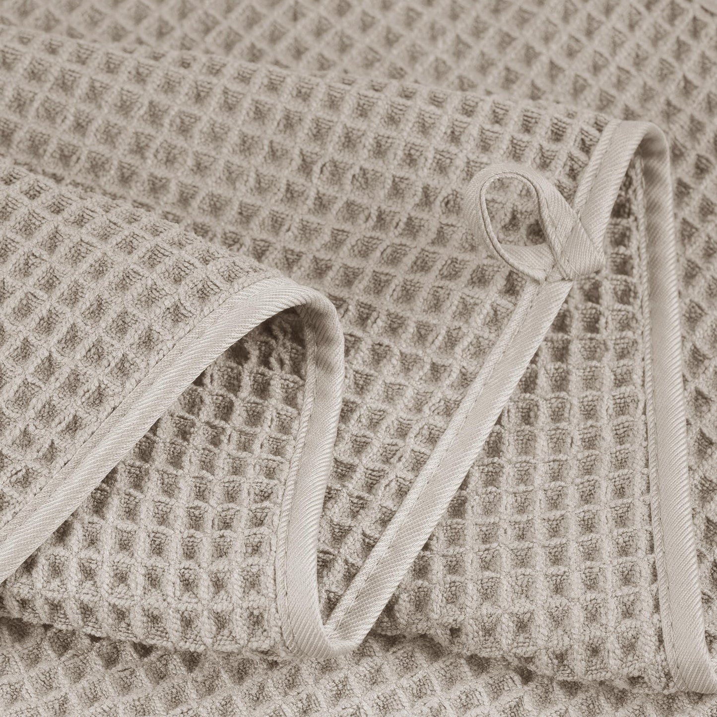 Microfiber Oversize Quick Dry Lint Free Bath Towel, 60 x 30 in, 4 Pack (Waffle Weave)