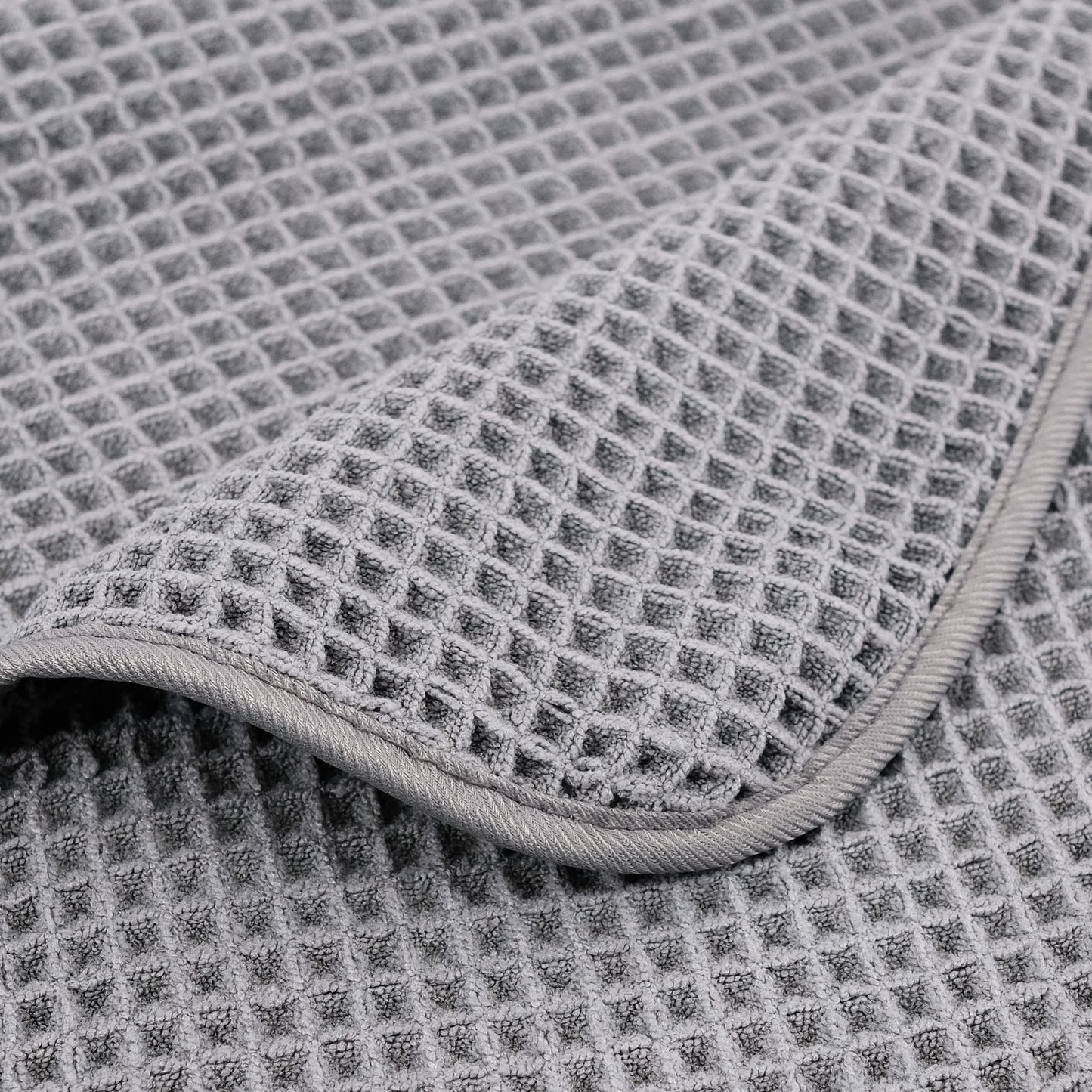 Microfiber Oversize Quick Dry Lint Free Bath Towel, 60 x 30 in, 4 Pack (Waffle Weave)