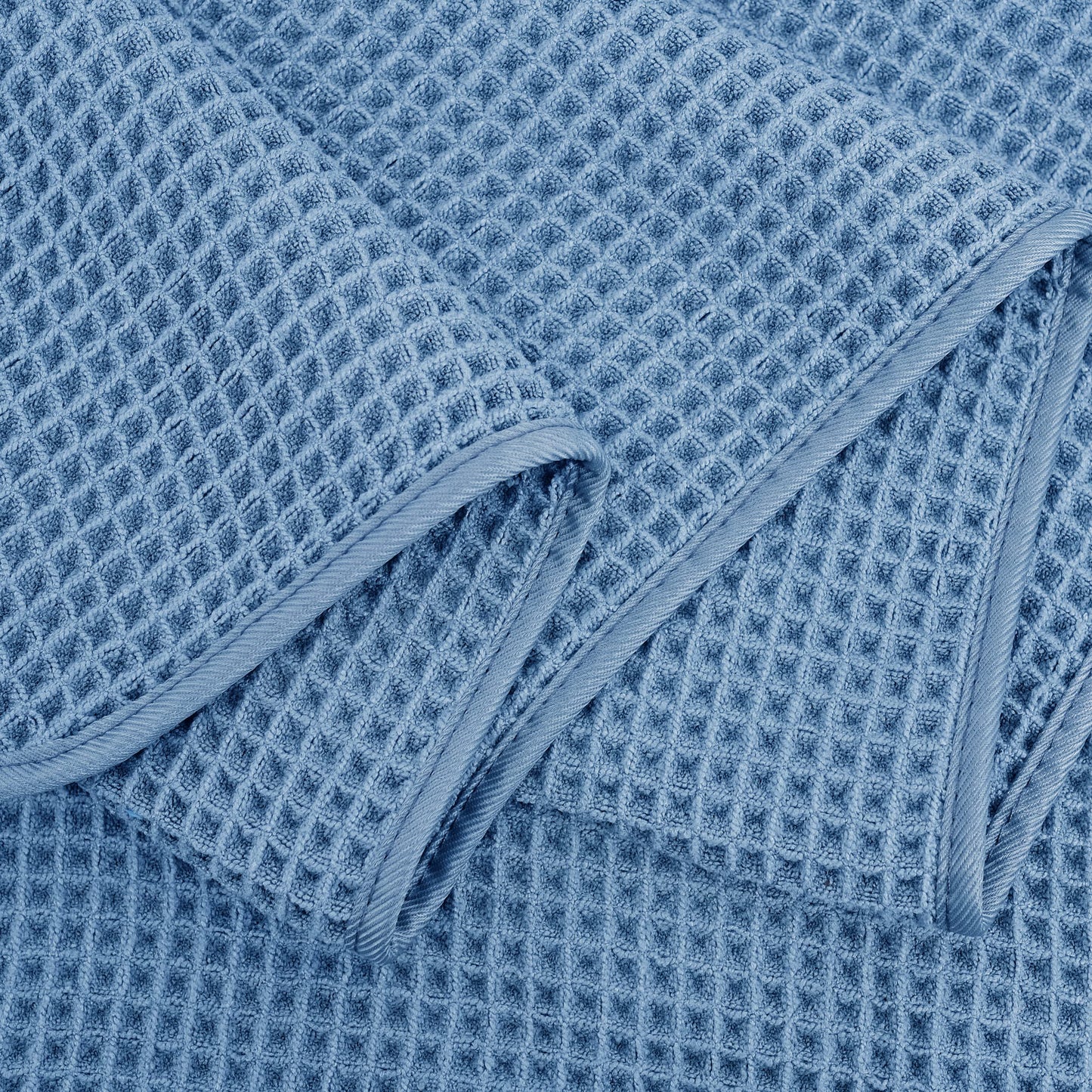 Microfiber Oversize Quick Dry Lint Free Bath Towel, 60 x 30 in, 4 Pack (Waffle Weave)