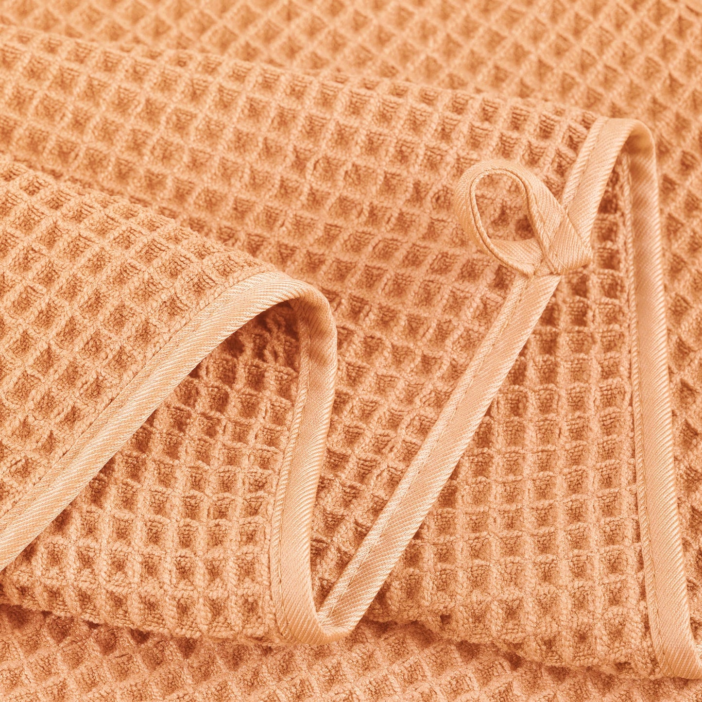 Microfiber Oversize Quick Dry Lint Free Bath Towel, 60 x 30 in, 4 Pack (Waffle Weave)