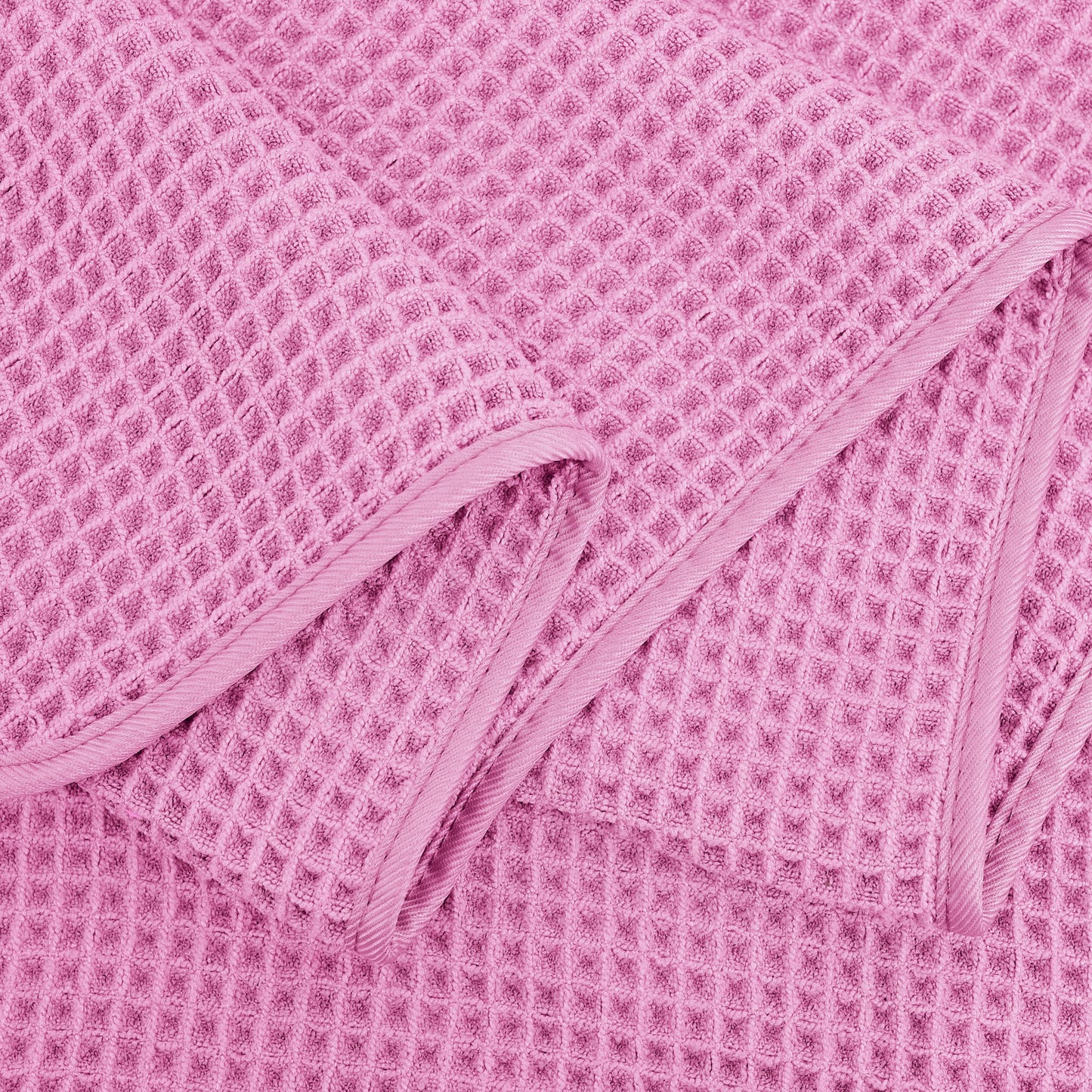 Microfiber Oversize Quick Dry Lint Free Bath Towel, 60 x 30 in, 4 Pack (Waffle Weave)