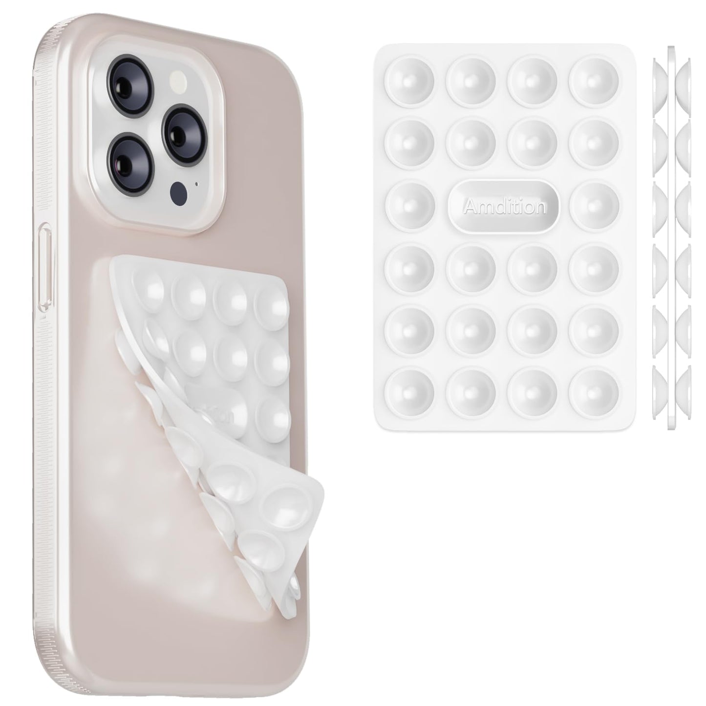 Silicone Suction Cup Phone Case Mount Double Sided