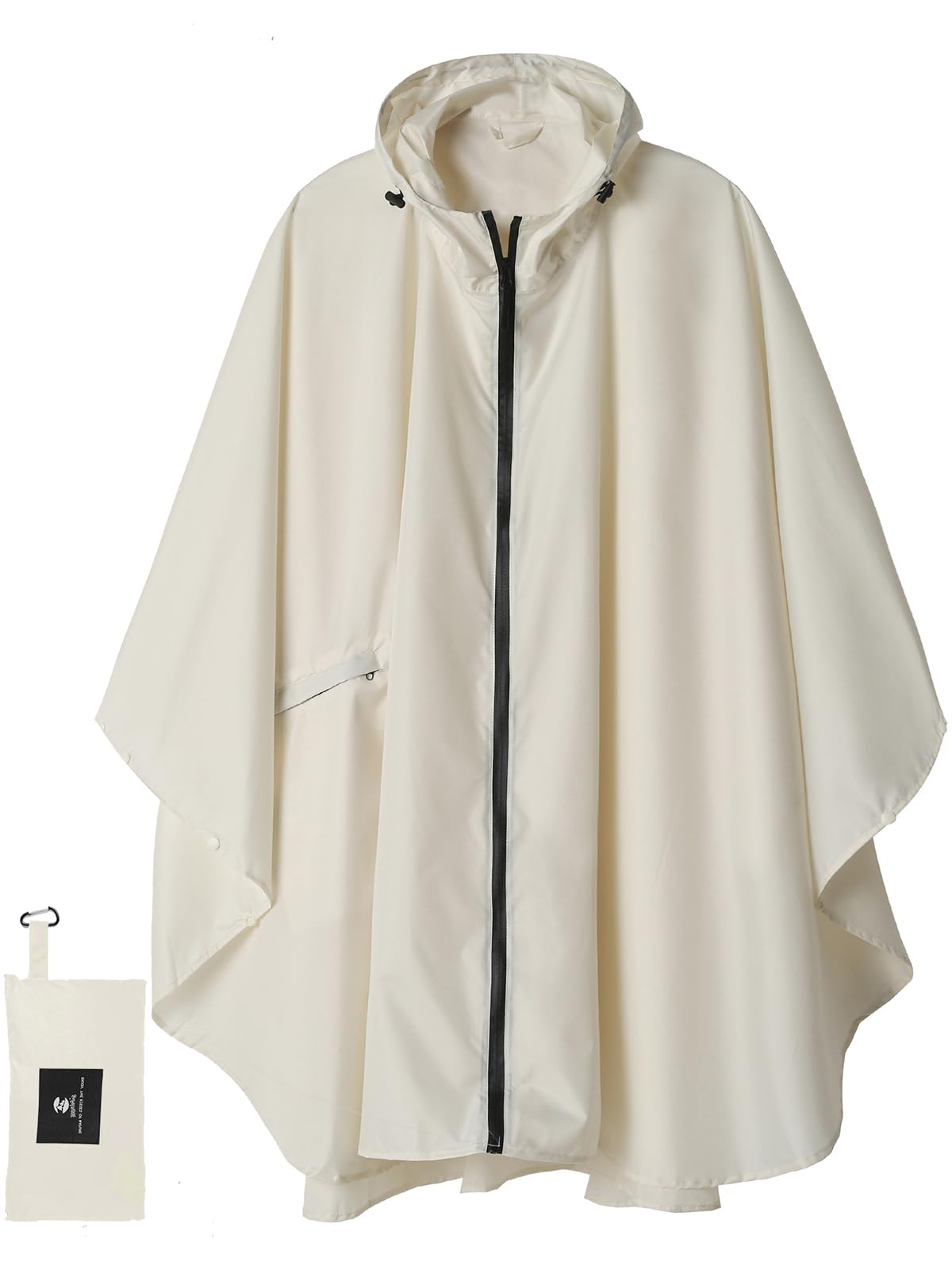 Unisex Rain Poncho Raincoat Hooded for Adults Women with Pockets