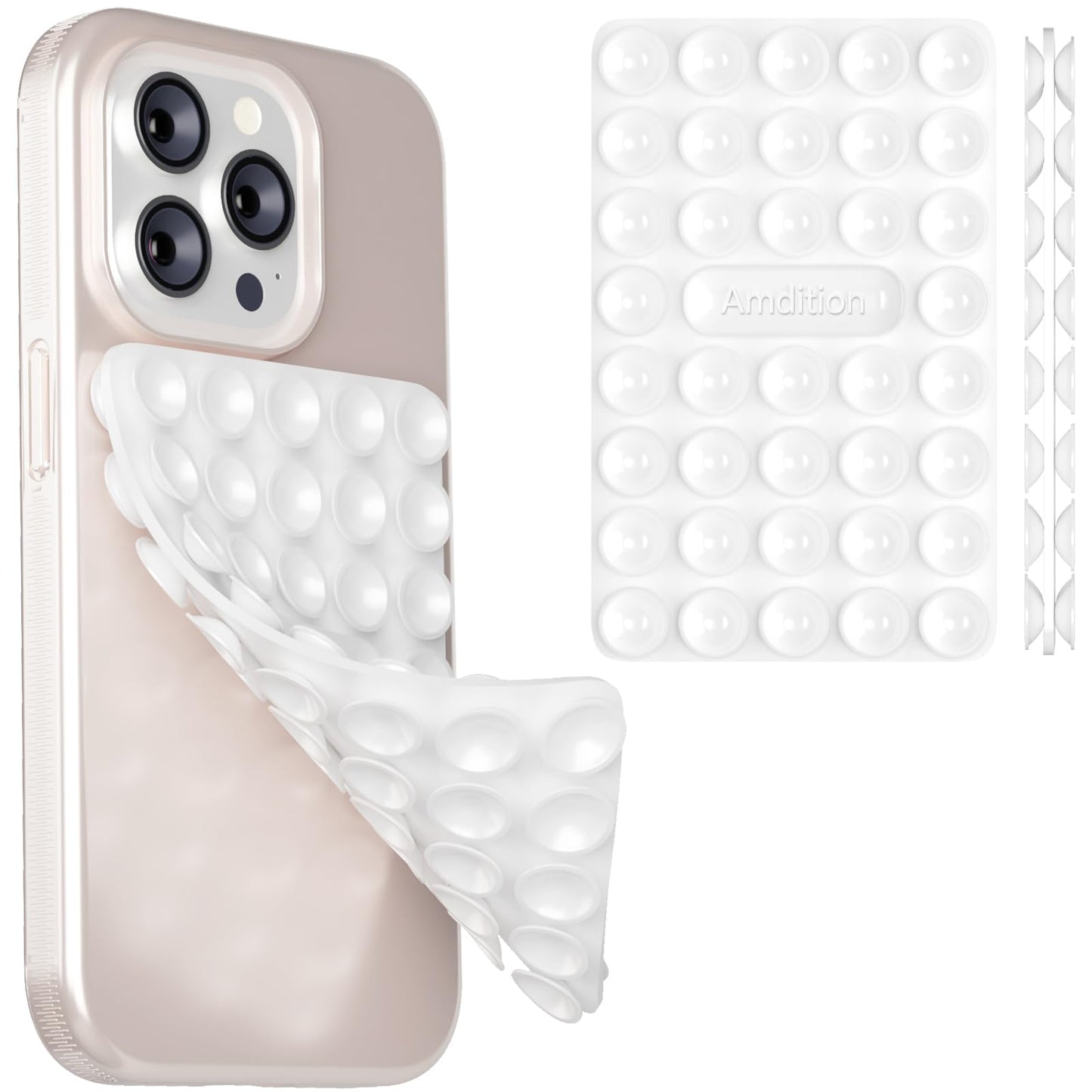 Silicone Suction Cup Phone Case Mount Double Sided