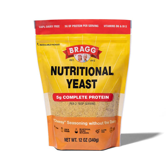 Bragg Premium Nutritional Yeast Seasoning - Vegan, Gluten Free – Good Source of Protein