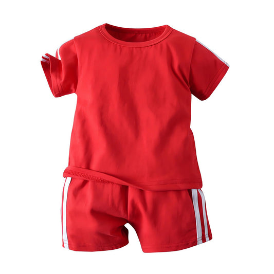 Toddler Boys Zip Cotton Sweatsuit