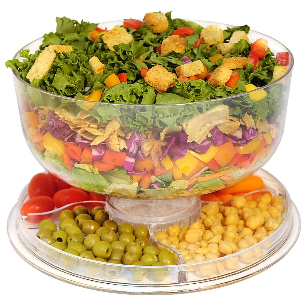 Cake Stand with Dome Cover, 6-in-1 Multi-Purpose Use