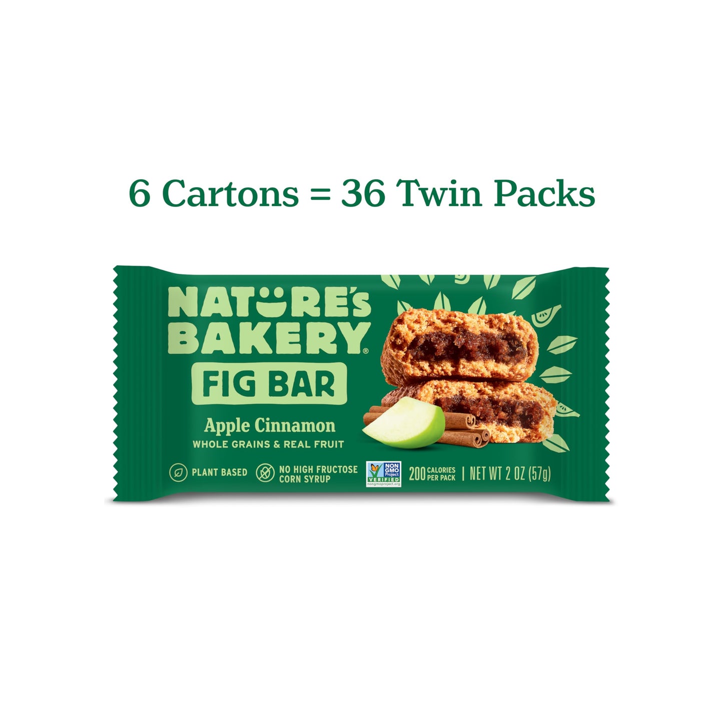 Nature’s Bakery Whole Wheat Fig Bars, Raspberry, Real Fruit, Vegan, Non-GMO, Snack bar, 6 Count (Pack of 6)
