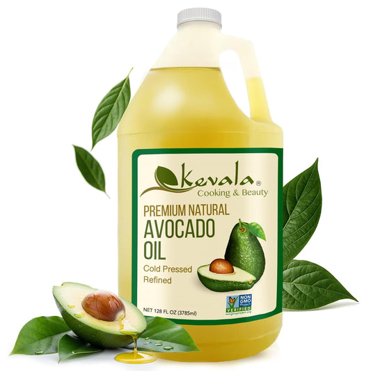 Kevala Avocado Oil – Cold Pressed | Kosher | Multipurpose for High Smoke Point Cooking, Roasting, Sautéing