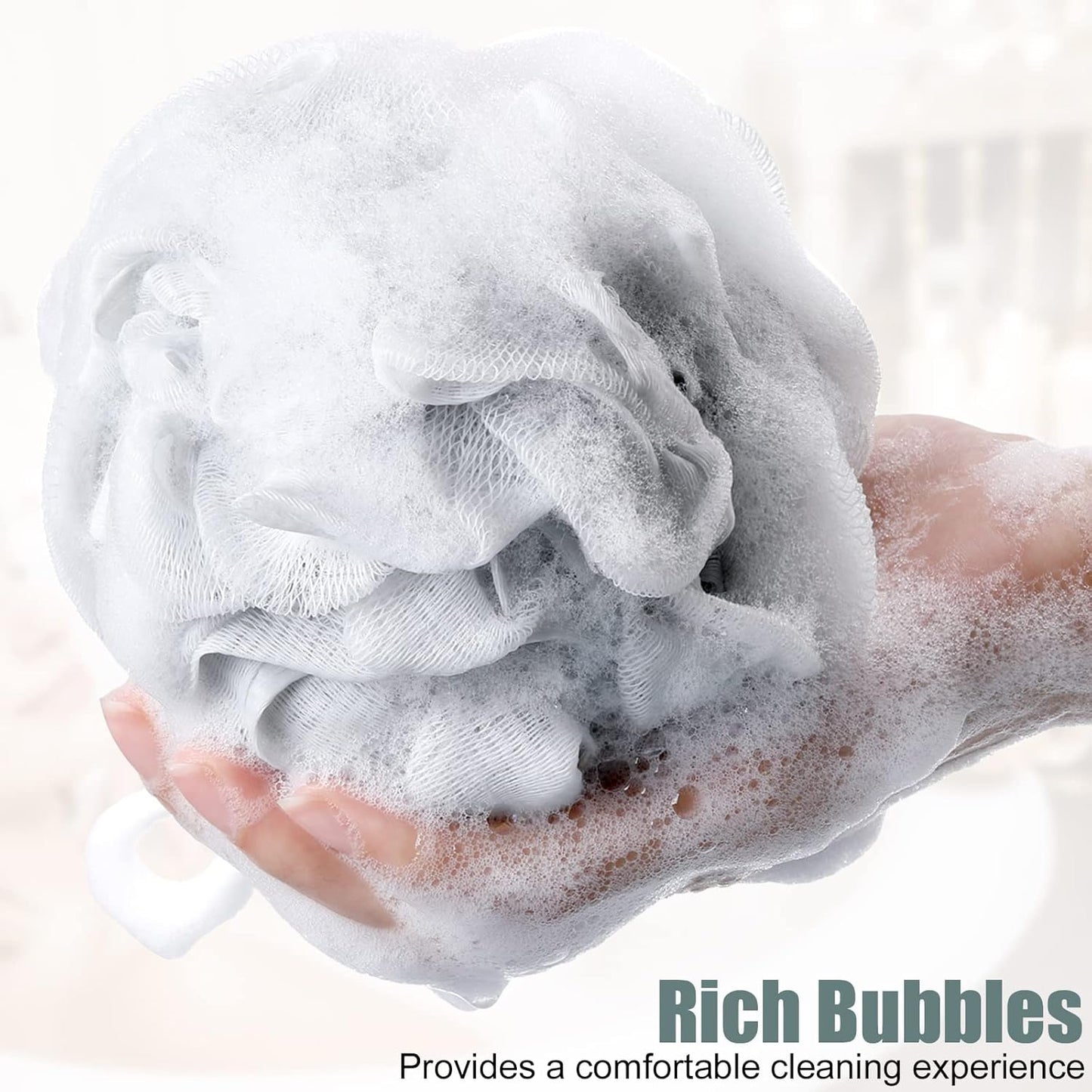 32 Pcs Bath Sponge Shower Loofahs Bulk
