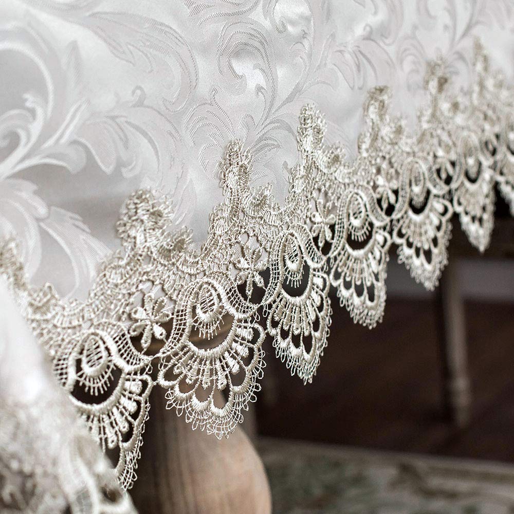 Lace Table Cloths Rectangle Fall Antique Flower Decor Macrame