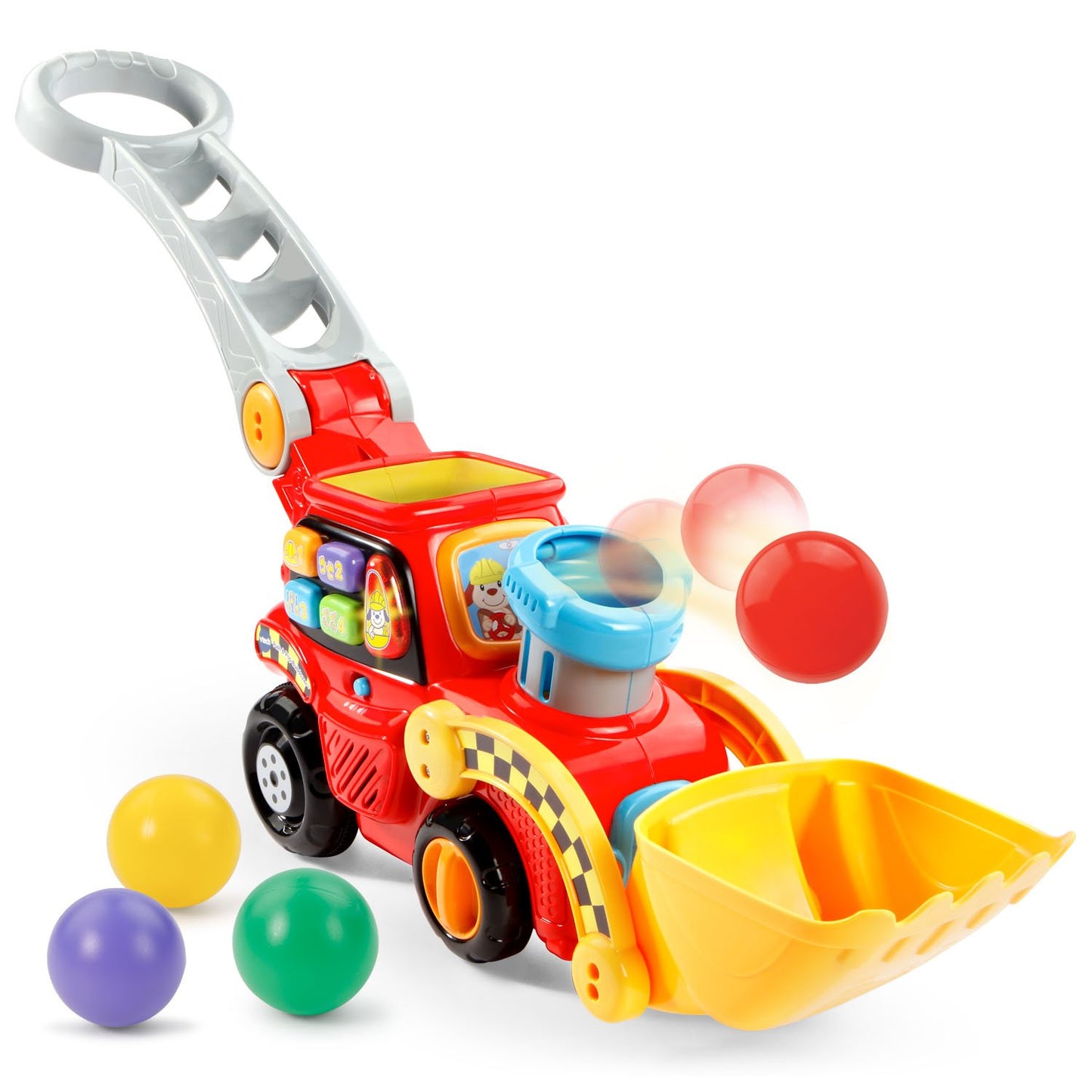VTech Pop-a-Balls Push and Pop Bulldozer