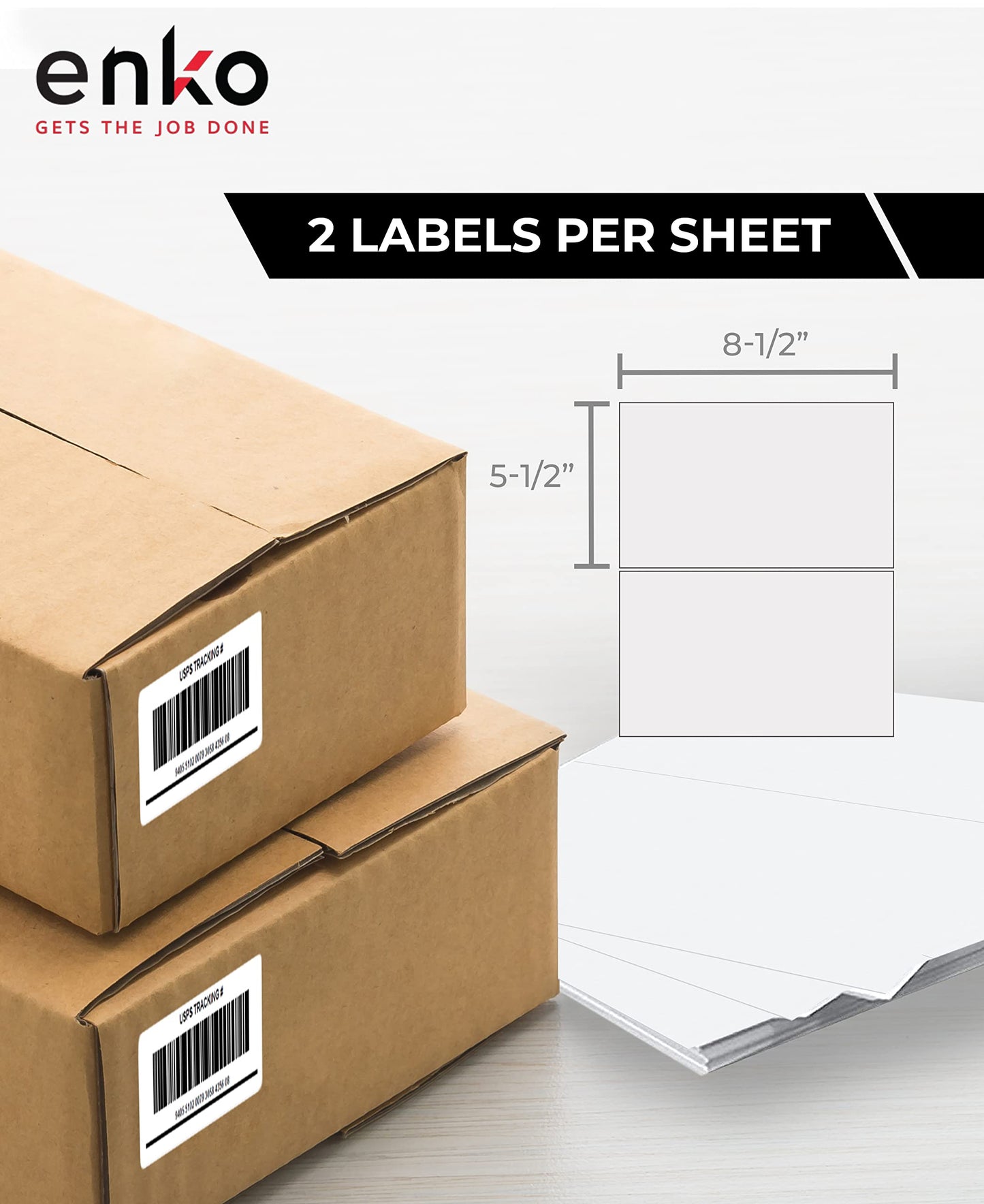 1 x 2-5/8 Inch 30 Up Return Mailing Address Labels White Printable FBA Labels (100 Sheets, 3000 Labels)