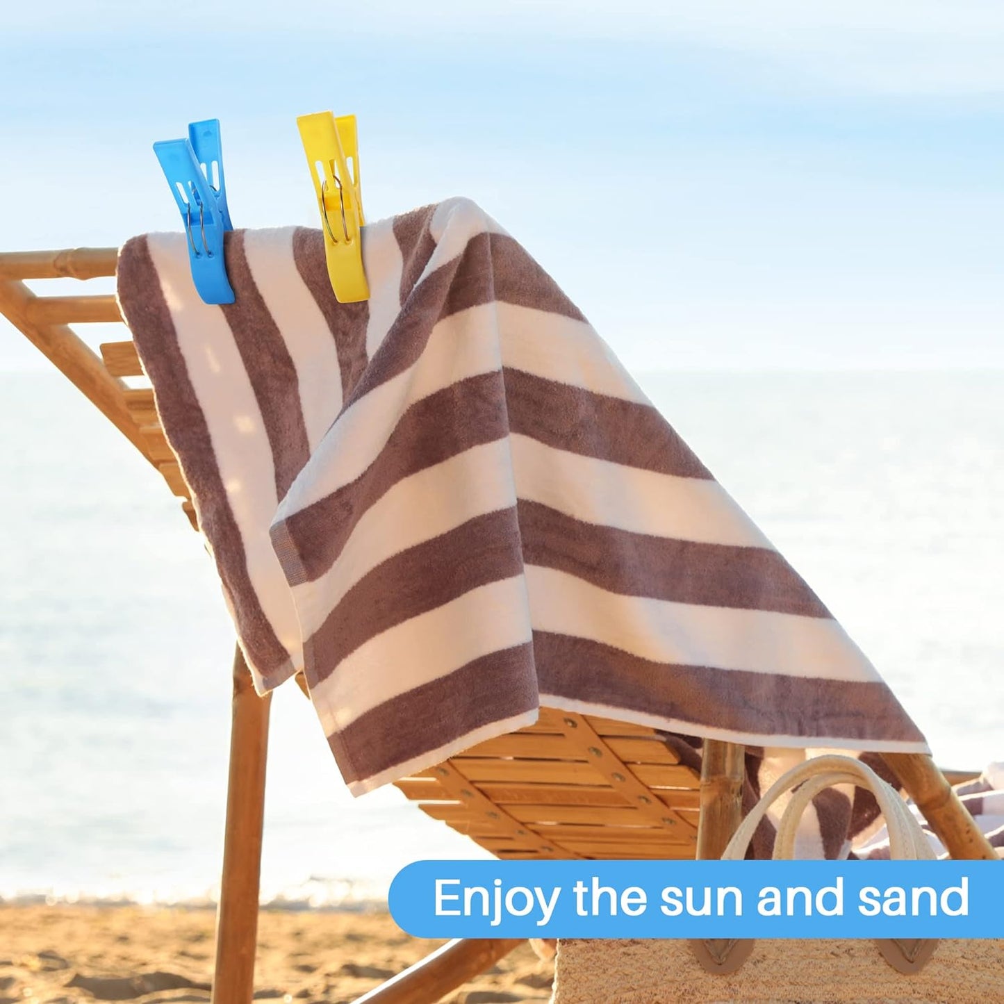 Beach Towel Clips Chair Clips Towel Holder, (Pack of 8)