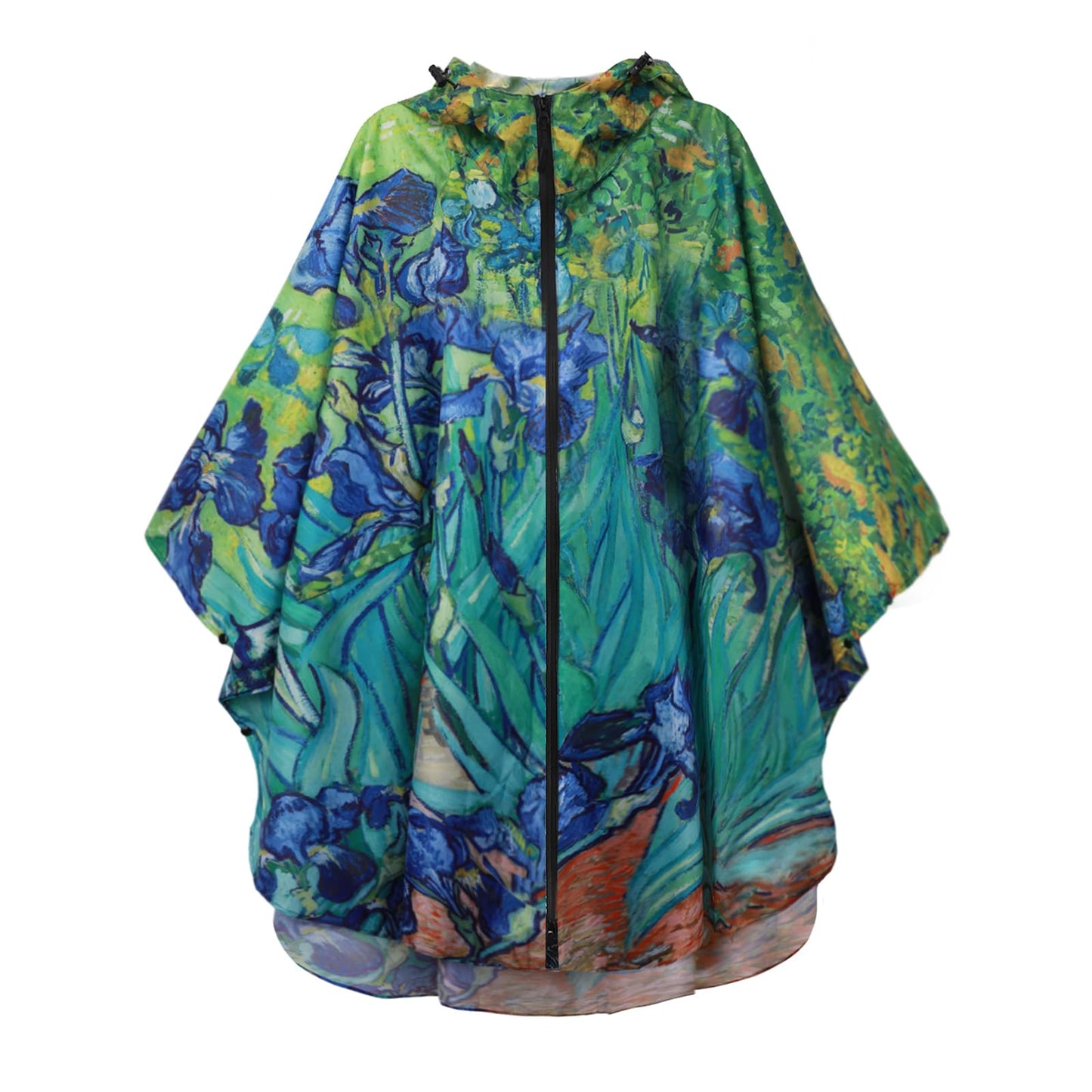 Unisex Rain Poncho Raincoat Hooded for Adults Women with Pockets