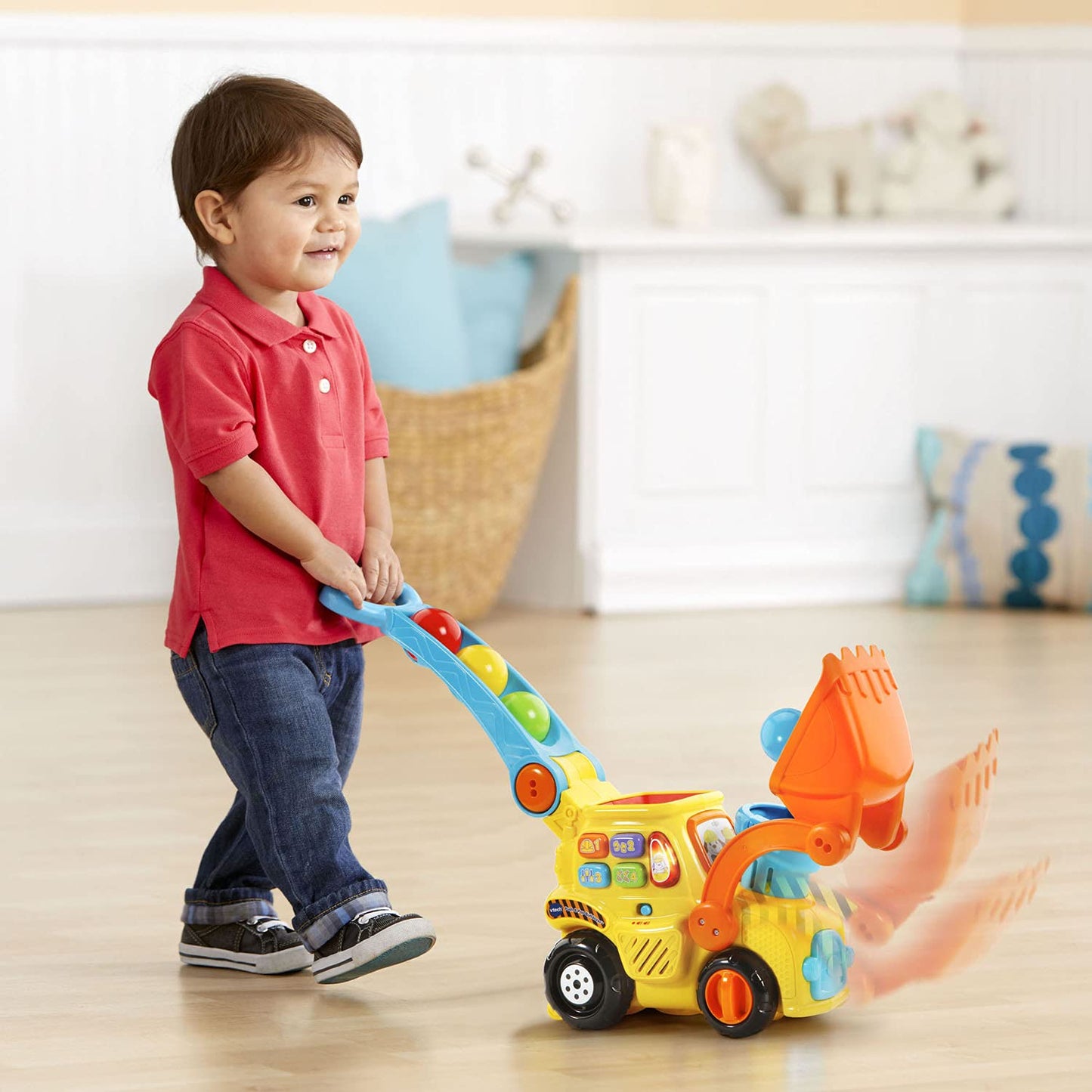 VTech Pop-a-Balls Push and Pop Bulldozer
