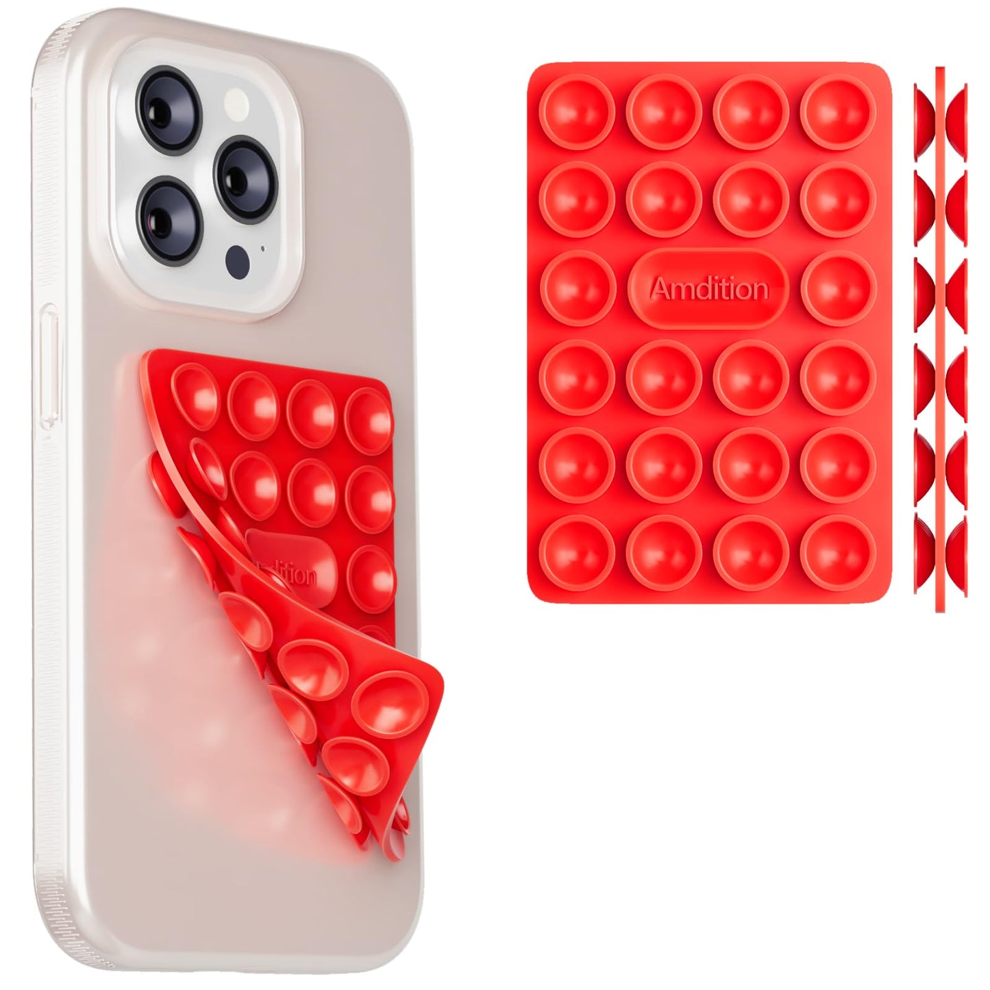 Silicone Suction Cup Phone Case Mount Double Sided