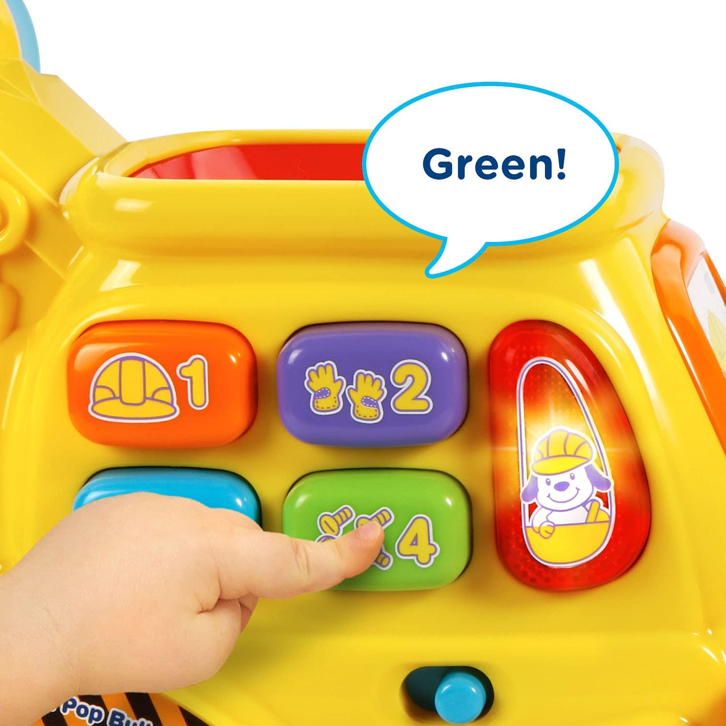 VTech Pop-a-Balls Push and Pop Bulldozer