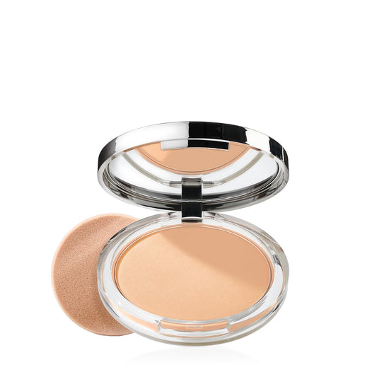 Clinique Stay-Matte Sheer Pressed Powder For Oily Skin Types | Sheer Coverage + Matte Finish | Minimizes Shine