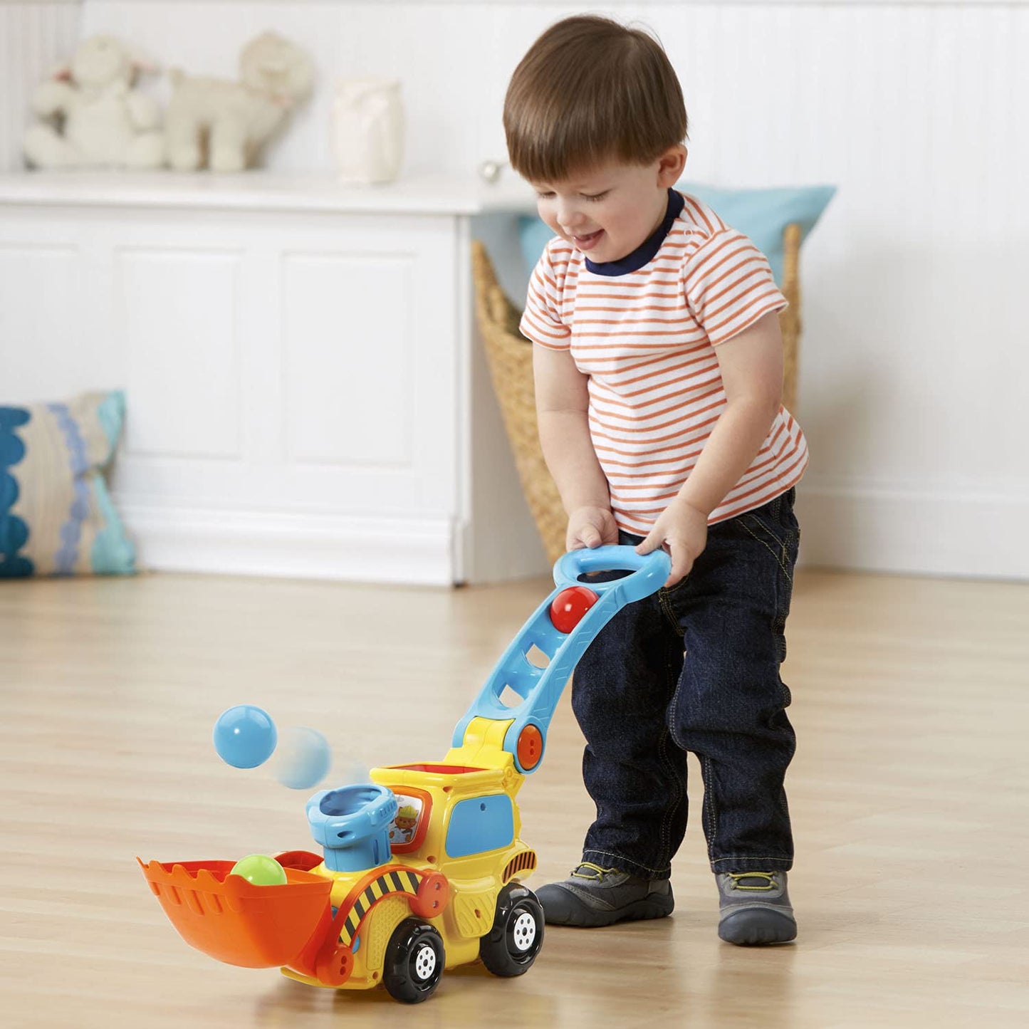 VTech Pop-a-Balls Push and Pop Bulldozer