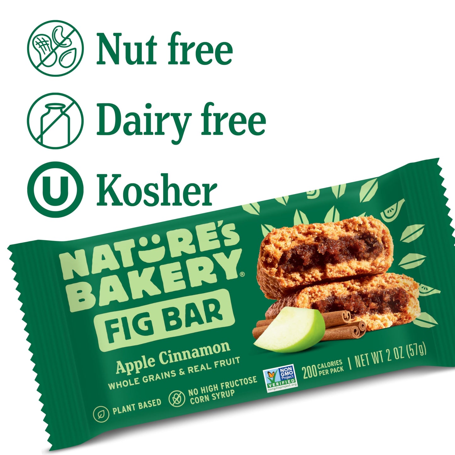 Nature’s Bakery Whole Wheat Fig Bars, Raspberry, Real Fruit, Vegan, Non-GMO, Snack bar, 6 Count (Pack of 6)