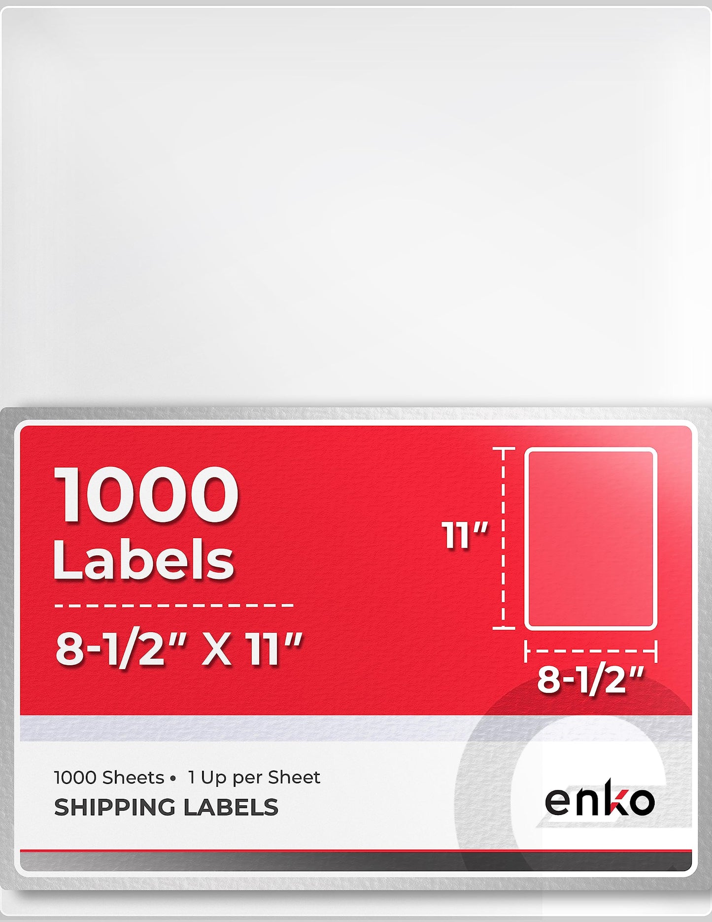 1 x 2-5/8 Inch 30 Up Return Mailing Address Labels White Printable FBA Labels (100 Sheets, 3000 Labels)