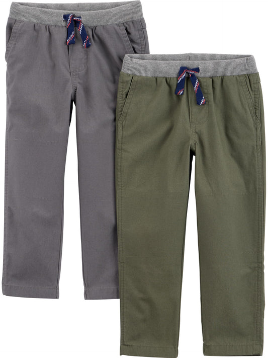 Simple Joys by Carter's Baby Boys' 2-Pack Pull on Pant