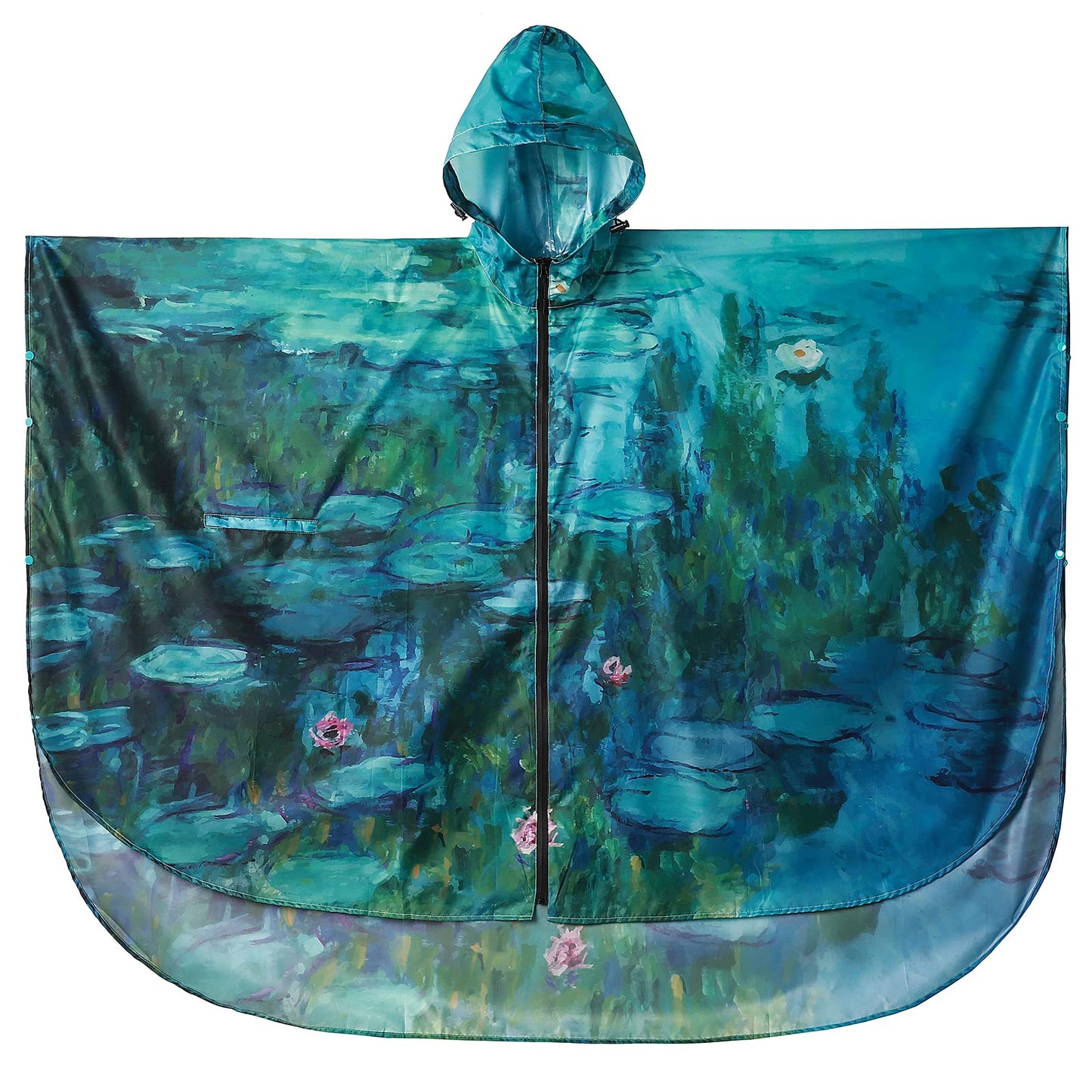 Unisex Rain Poncho Raincoat Hooded for Adults Women with Pockets