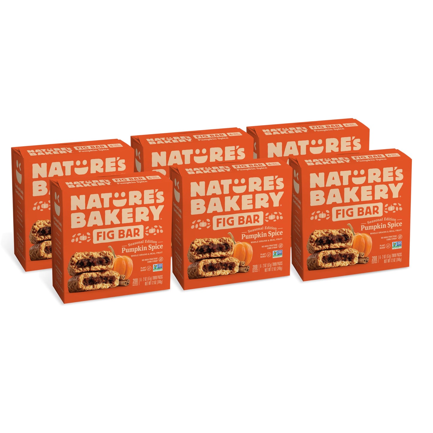 Nature’s Bakery Whole Wheat Fig Bars, Raspberry, Real Fruit, Vegan, Non-GMO, Snack bar, 6 Count (Pack of 6)