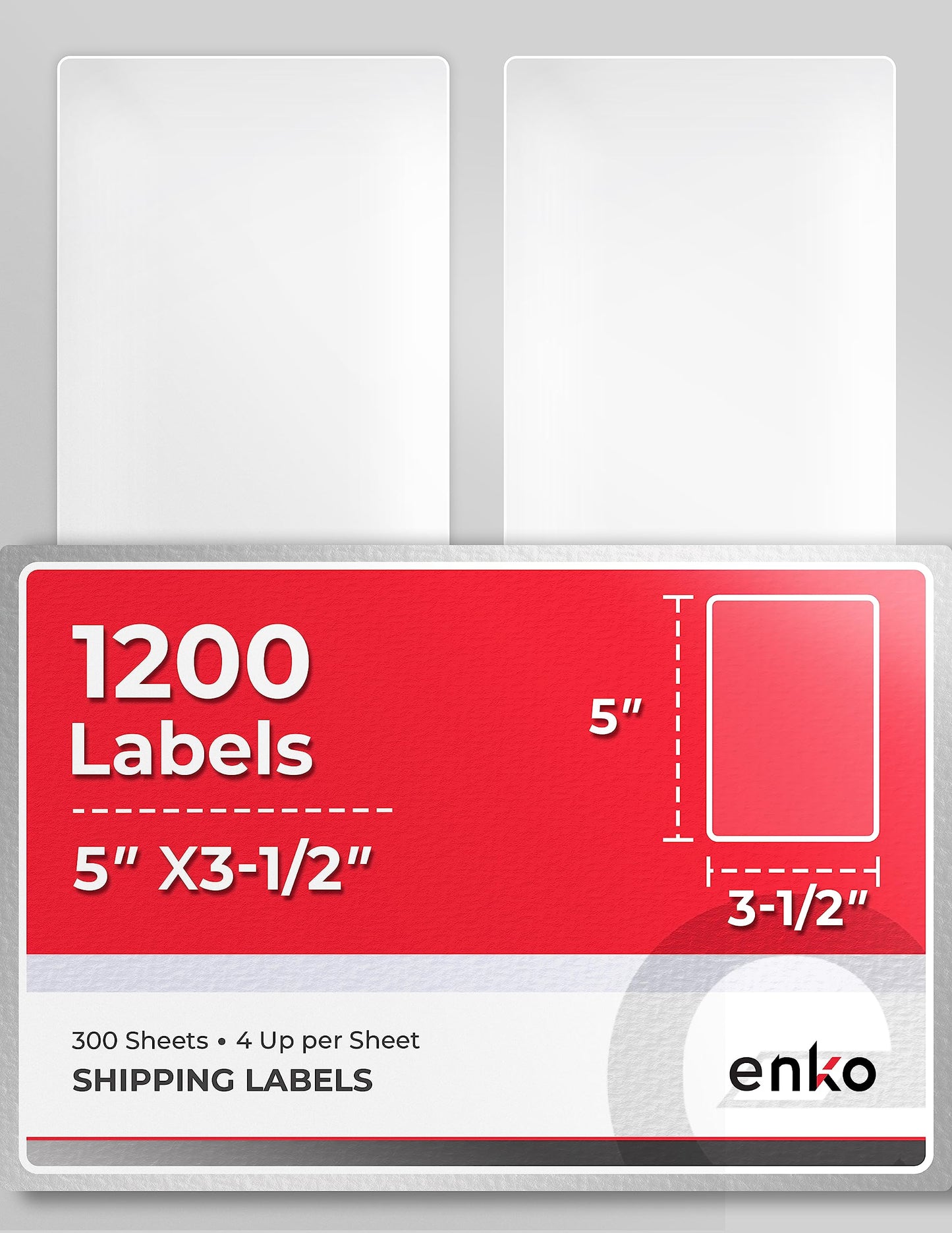 1 x 2-5/8 Inch 30 Up Return Mailing Address Labels White Printable FBA Labels (100 Sheets, 3000 Labels)