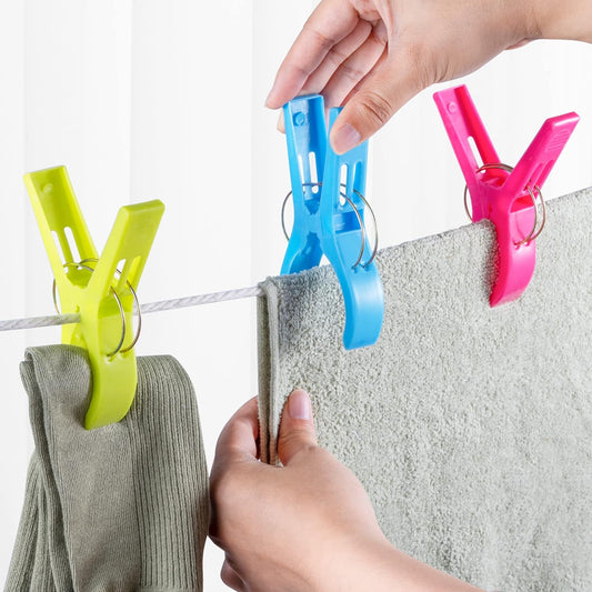 Beach Towel Clips Chair Clips Towel Holder, (Pack of 8)