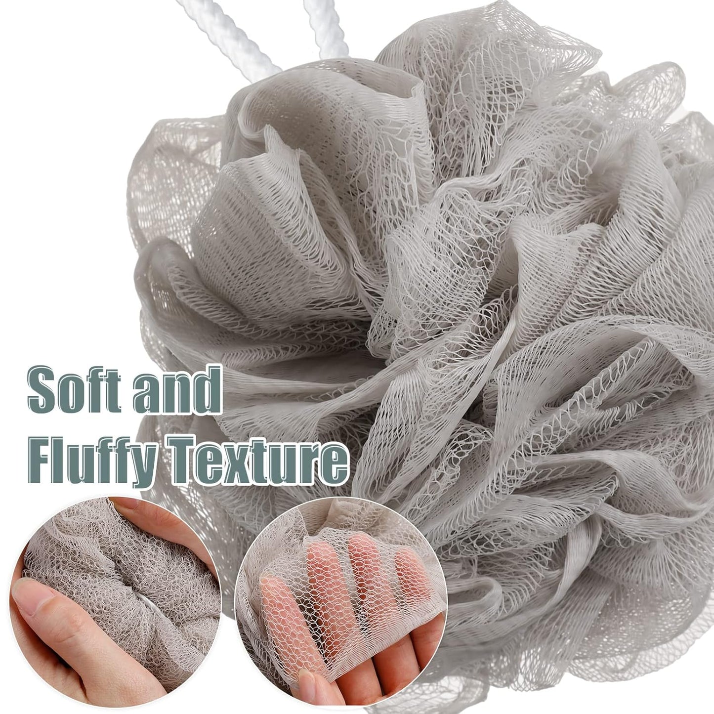 32 Pcs Bath Sponge Shower Loofahs Bulk