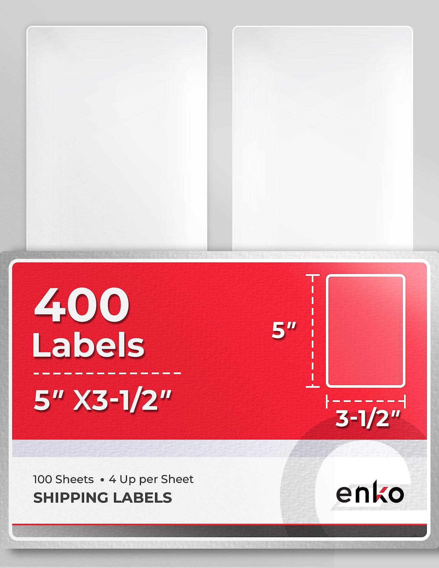 1 x 2-5/8 Inch 30 Up Return Mailing Address Labels White Printable FBA Labels (100 Sheets, 3000 Labels)