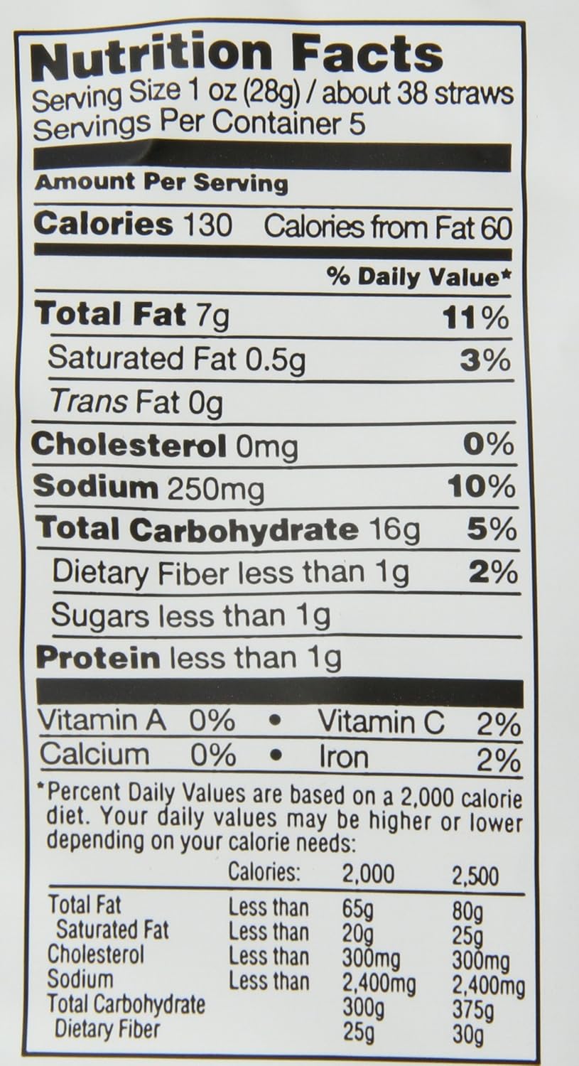 Sensible Portions Veggie Straws, Sea Salt, 5 Ounce