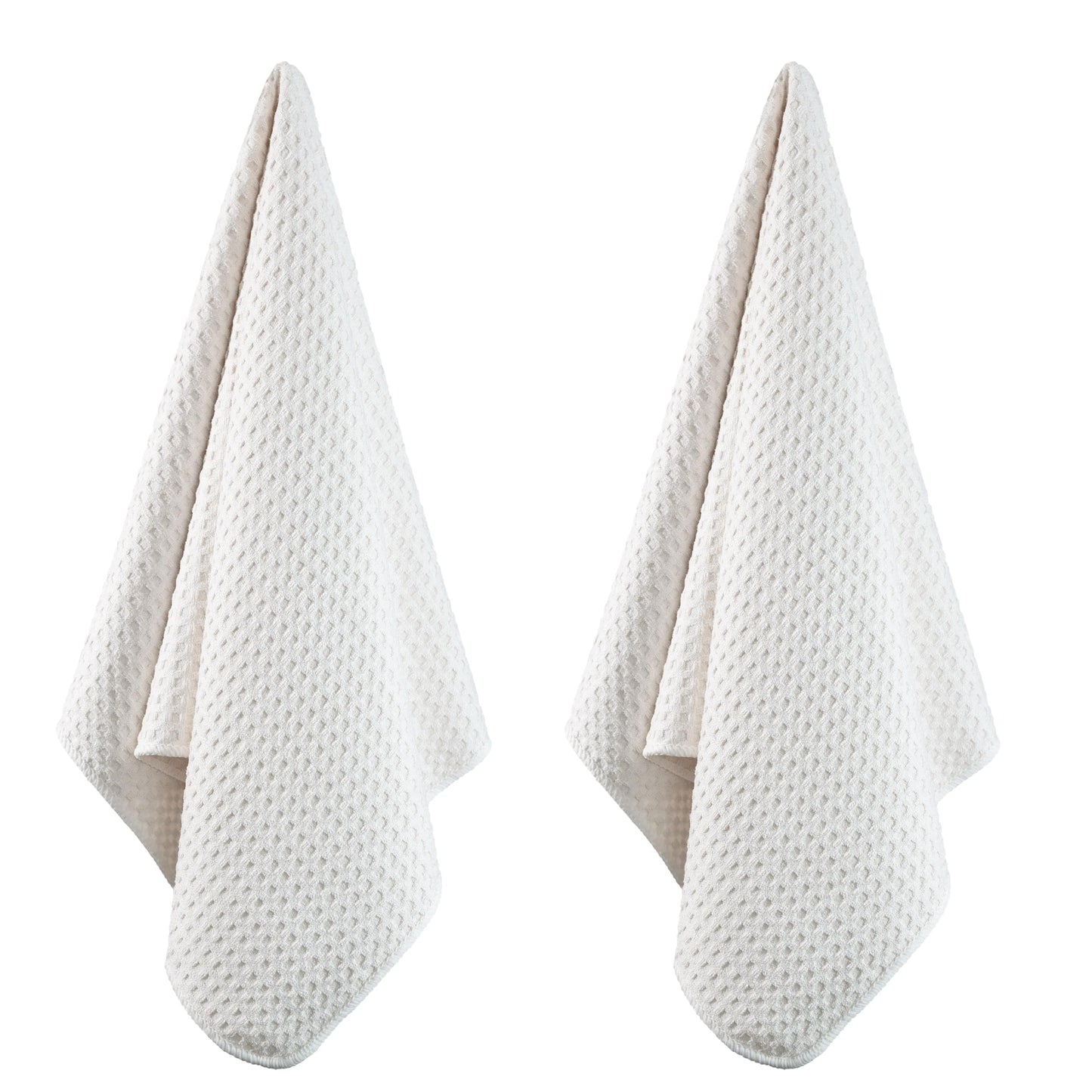 Ultra Premium Microfiber Kitchen Dish Hand Towel Waffle Weave, 8 Pack