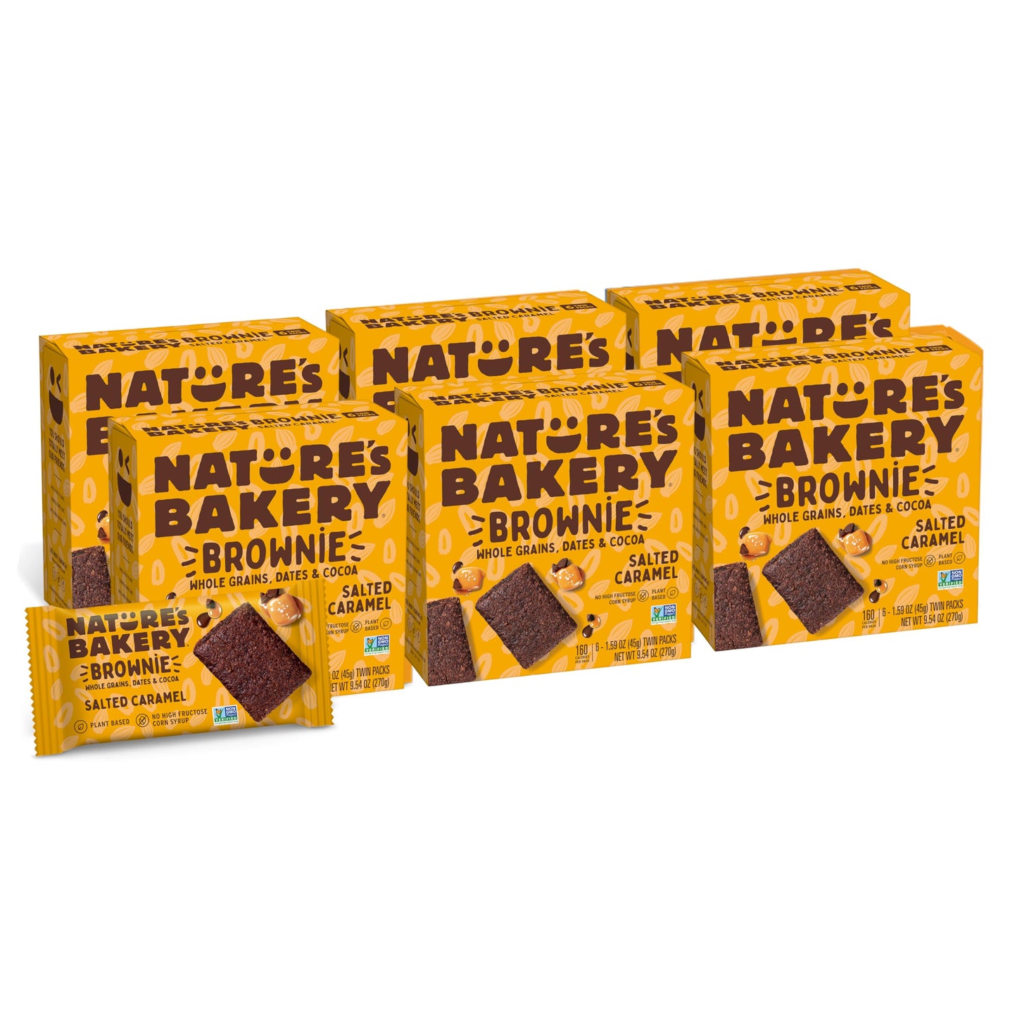 Nature’s Bakery Whole Wheat Fig Bars, Raspberry, Real Fruit, Vegan, Non-GMO, Snack bar, 6 Count (Pack of 6)