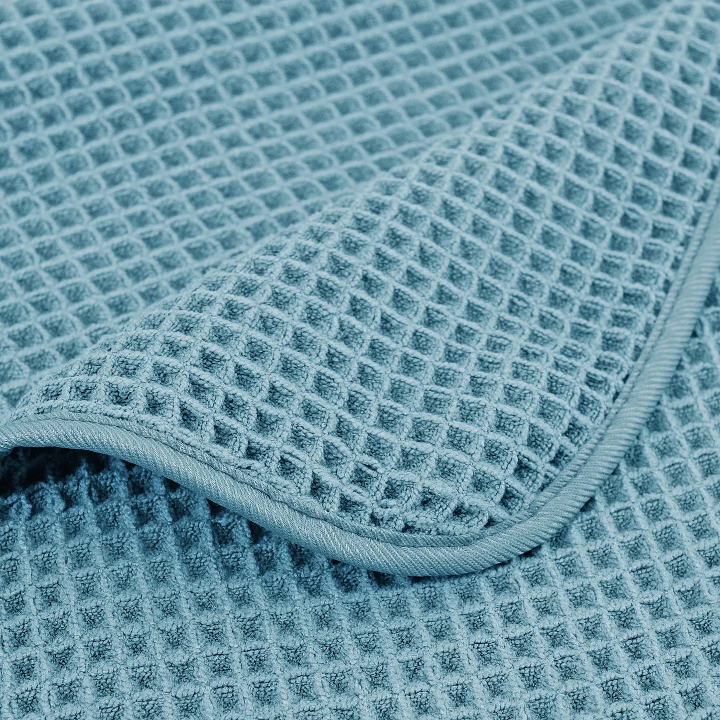 Microfiber Oversize Quick Dry Lint Free Bath Towel, 60 x 30 in, 4 Pack (Waffle Weave)