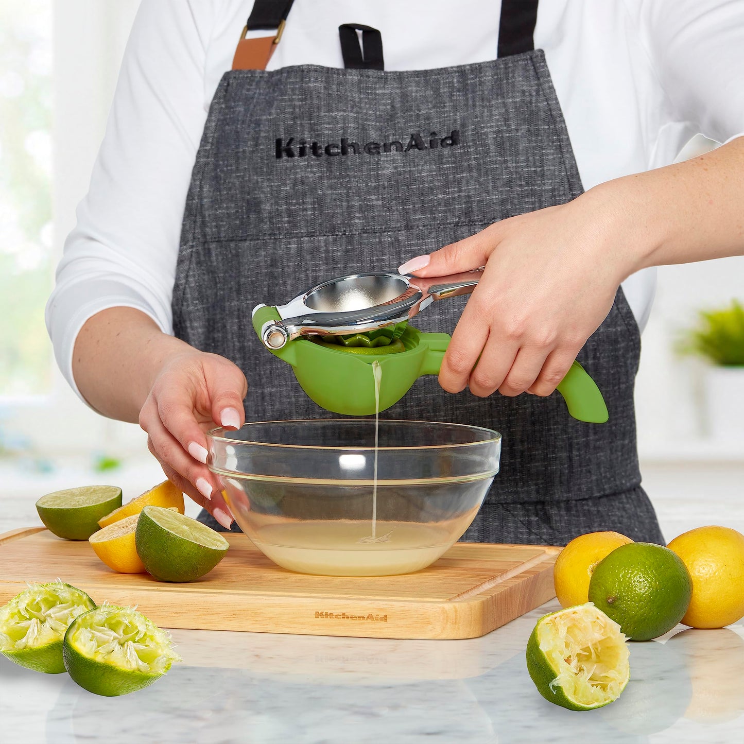 KitchenAid Citrus Juice Press Squeezer with Seed Catcher and Pour Spout