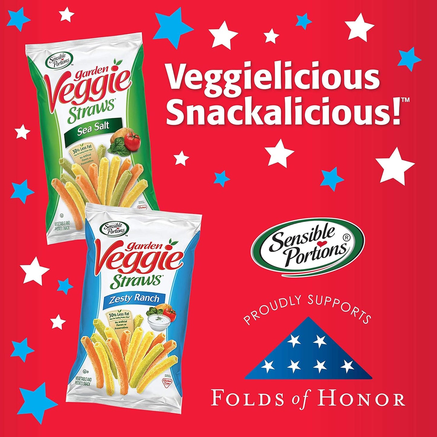 Sensible Portions Veggie Straws, Sea Salt, 5 Ounce